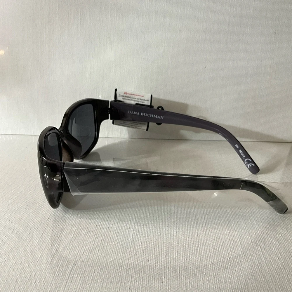 Dana Buchman Sleek Black Sunglasses